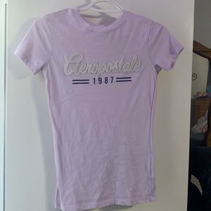 Little girl baby pink Aeropostale 1987 tee